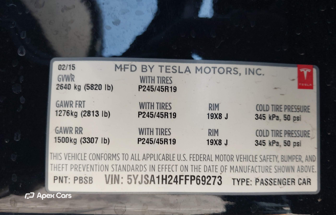 Tesla Model S 2015
