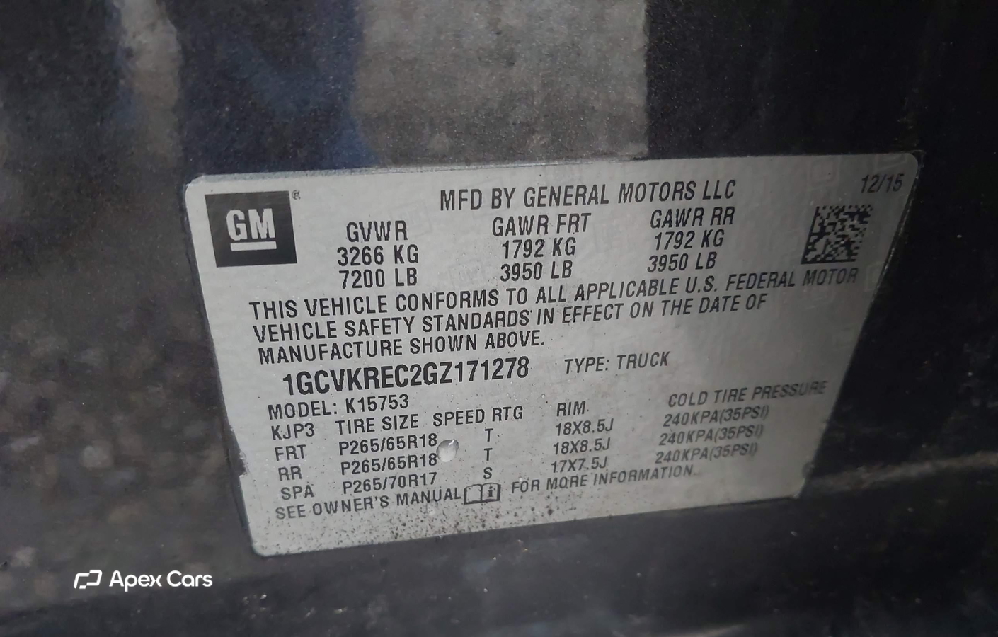Chevrolet Silverado 2016