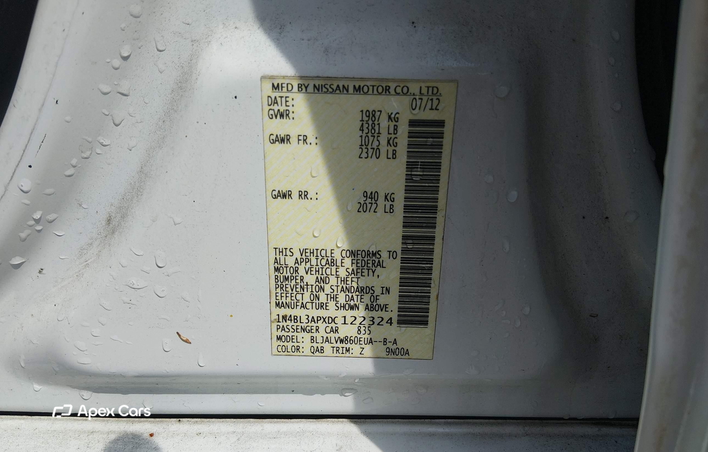 Nissan Altima 2013