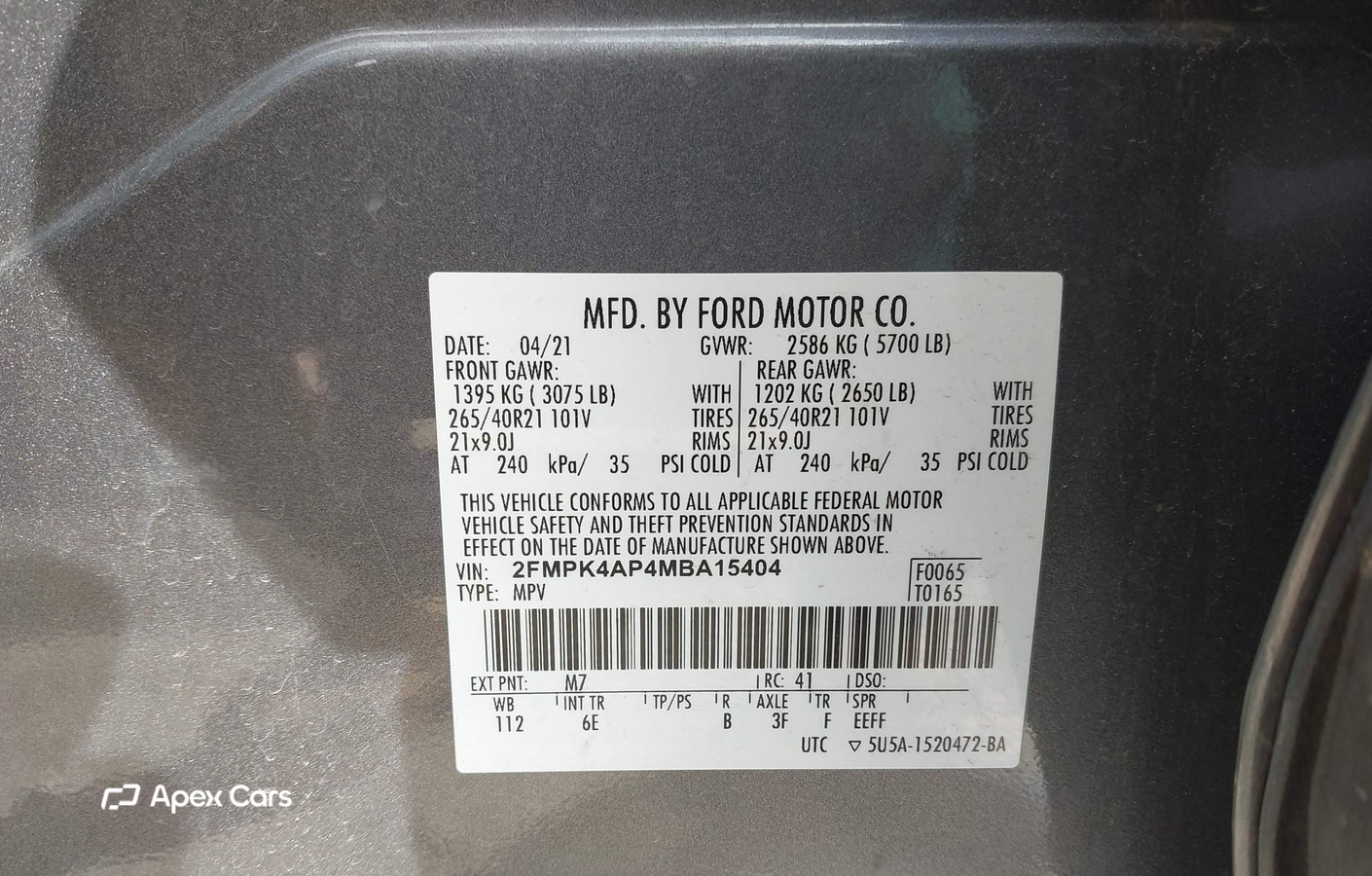 Ford Edge 2021