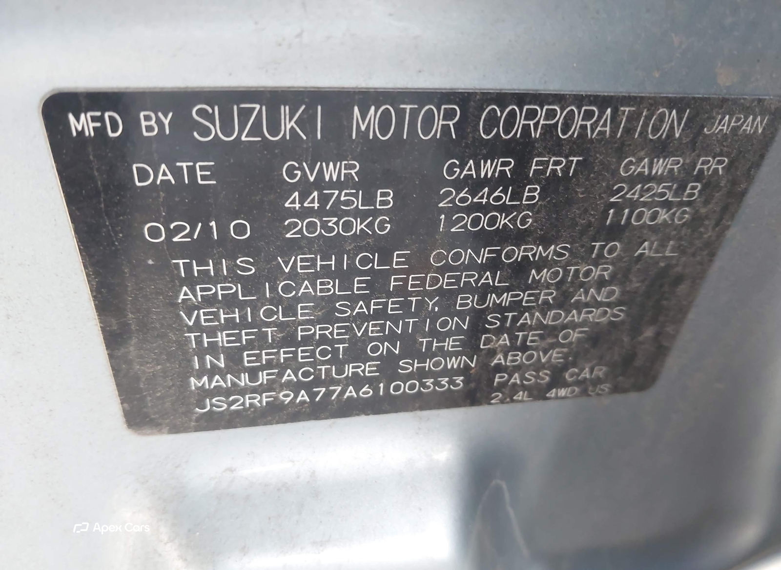 Suzuki Kizashi 2010