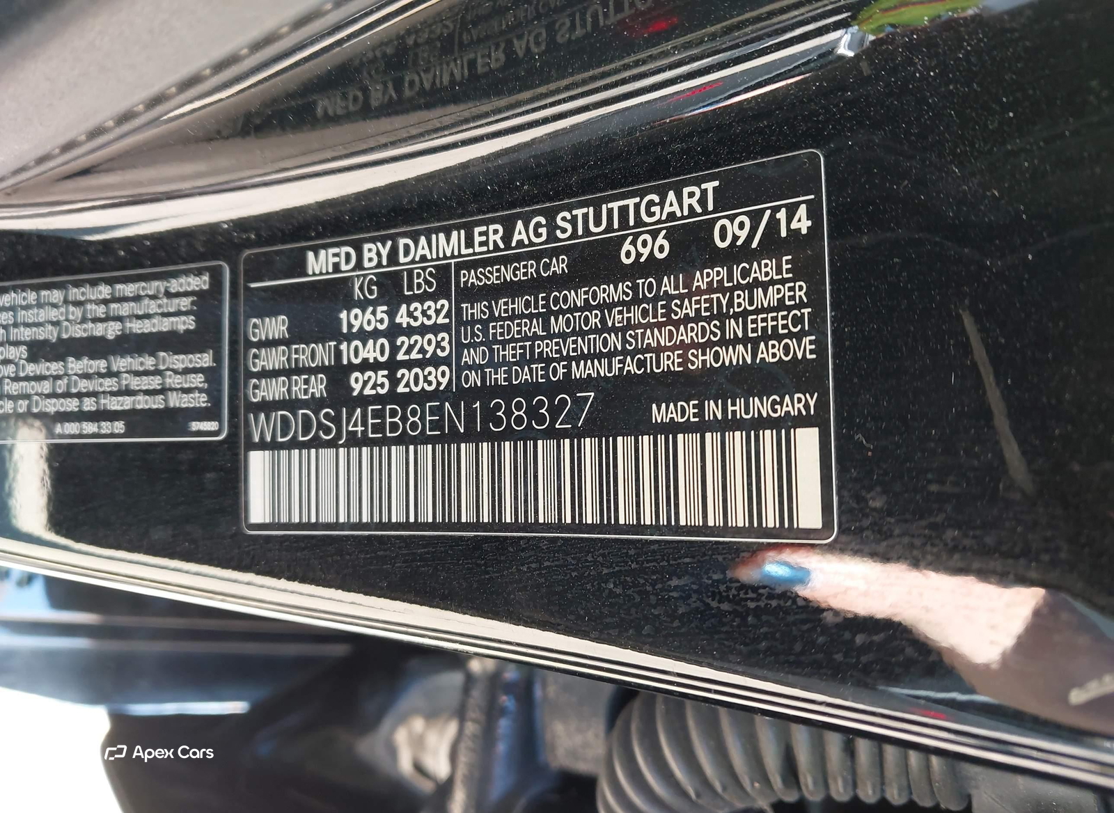 Mercedes-Benz CLA-klasse 2014