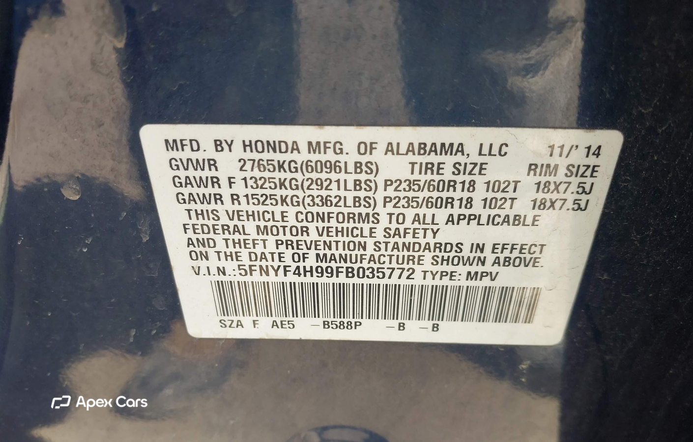 Honda Pilot 2015