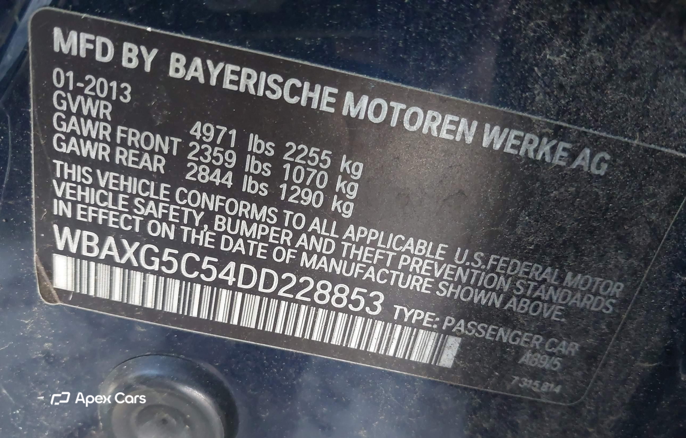 BMW Series 5 2013