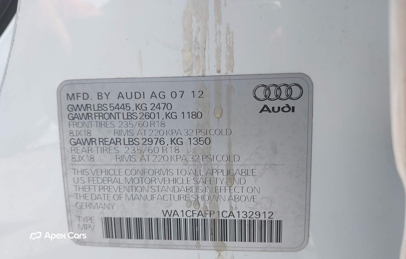 Audi Q5 2012