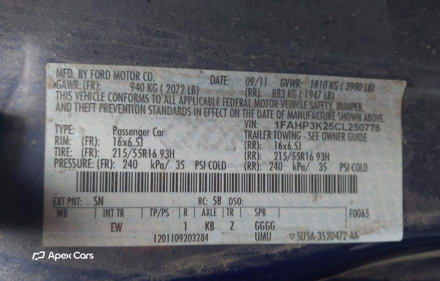 Ford Focus 2012