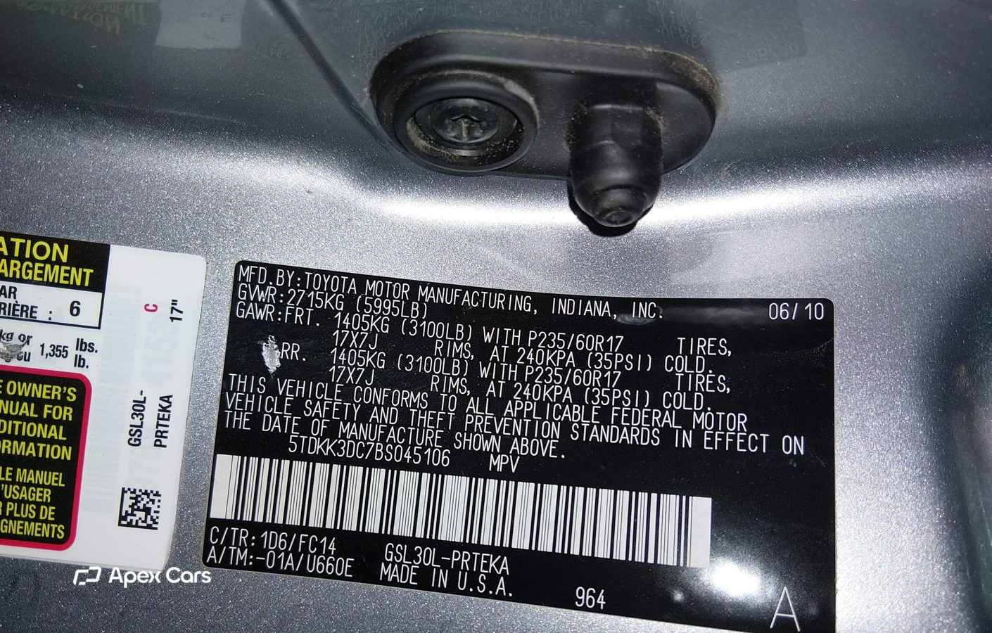 Toyota Sienna 2011