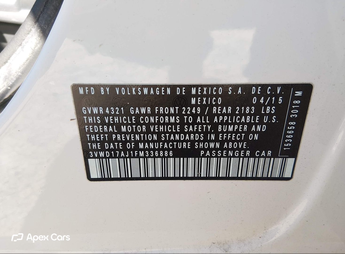 Volkswagen Jetta 2015