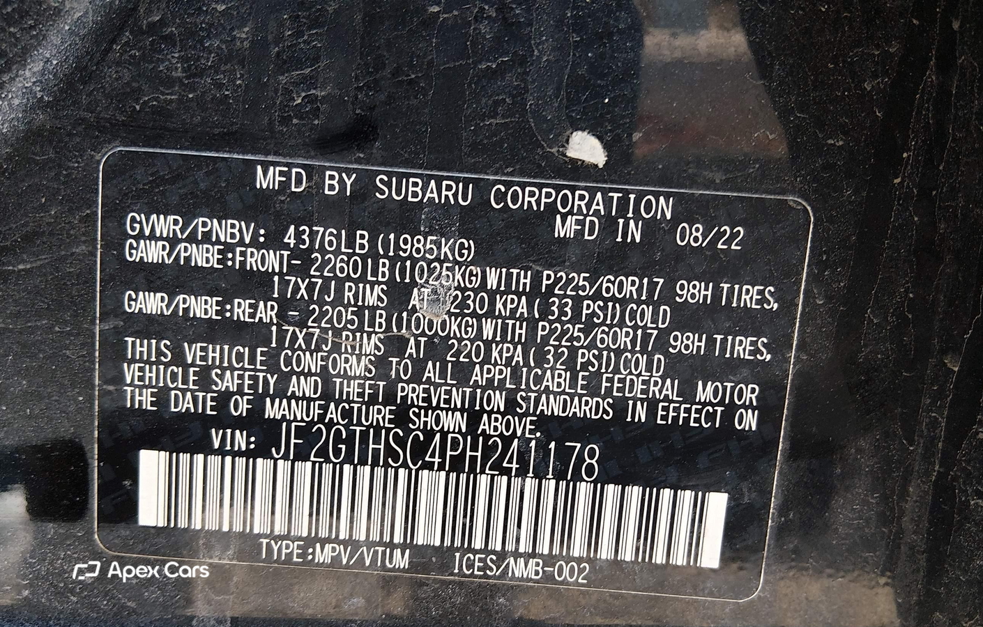 Subaru XV 2023