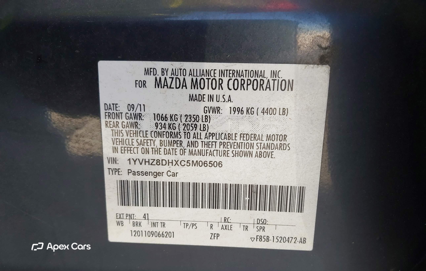 Mazda 6 2012