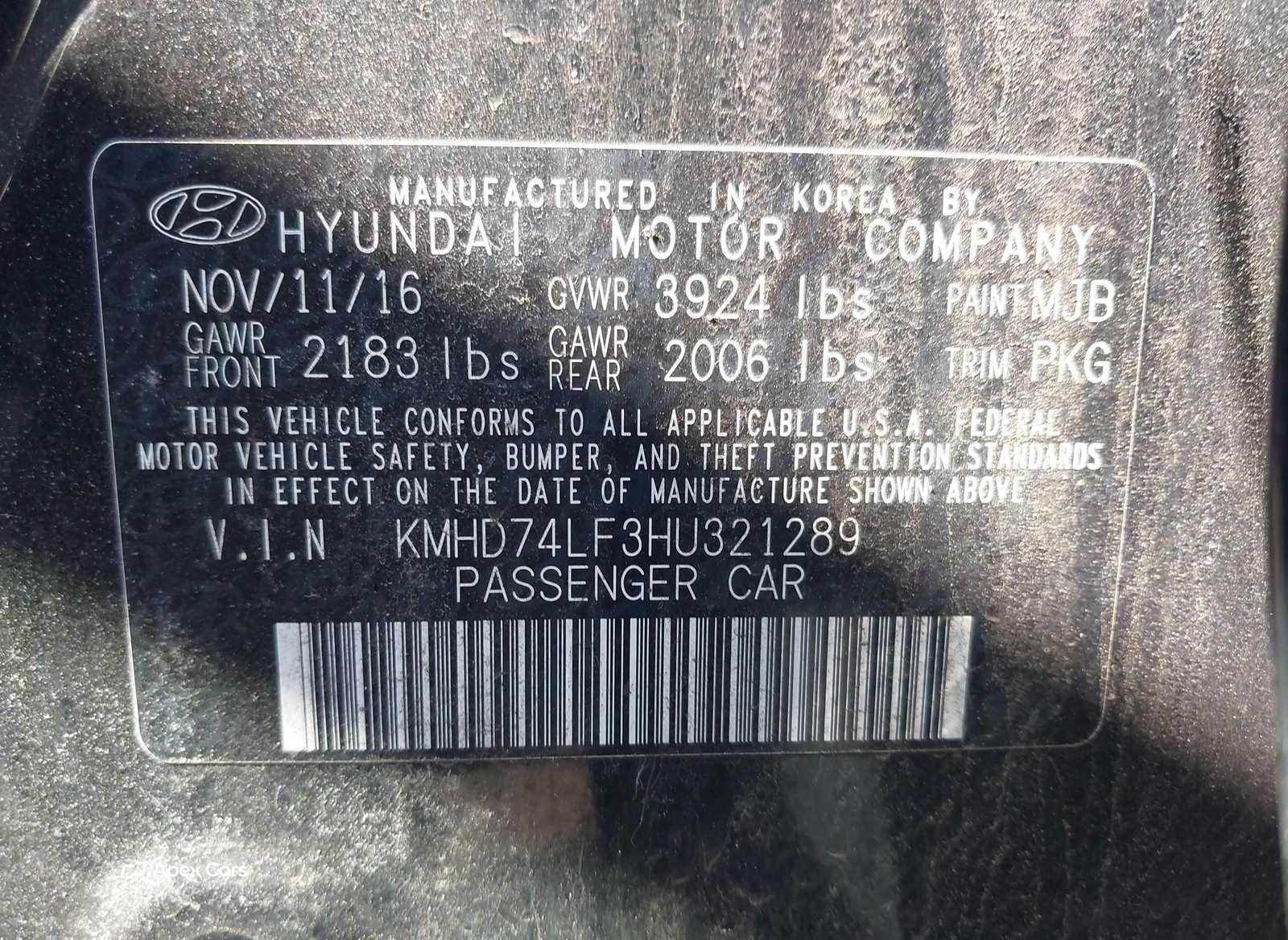 Hyundai Elantra 2017