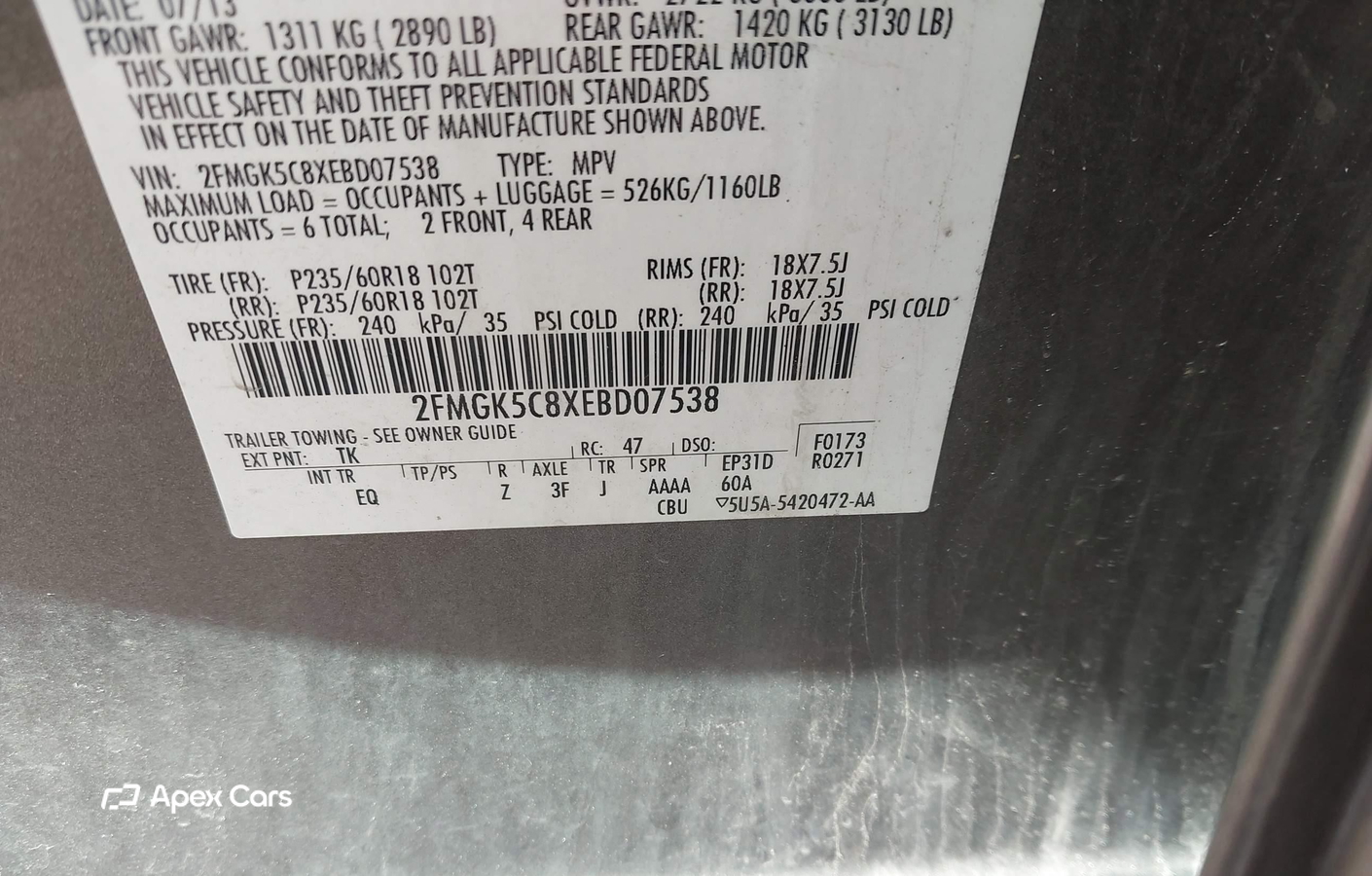 Ford Flex 2014