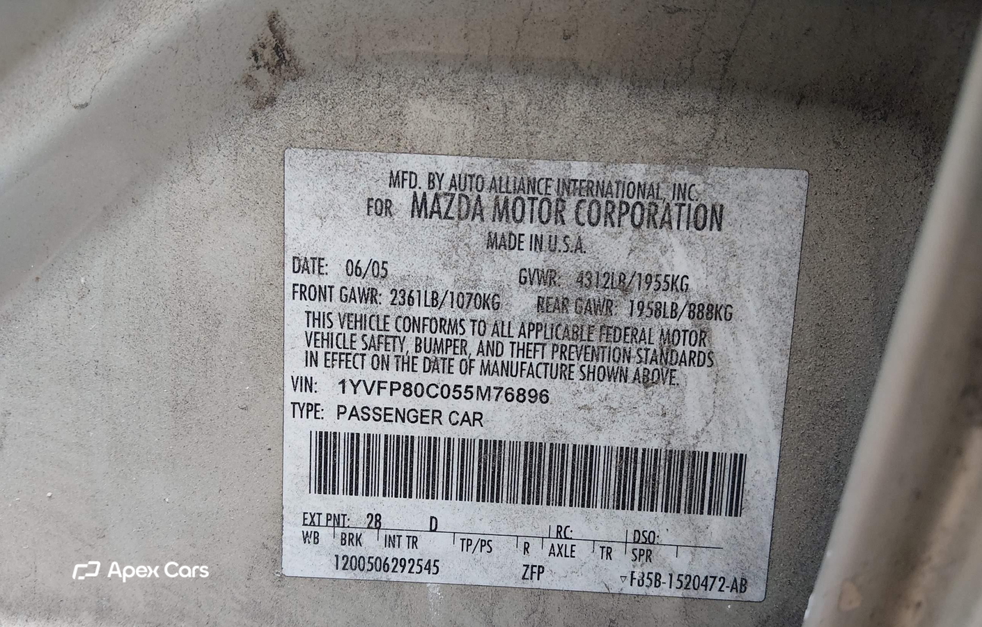 Mazda 6 2005