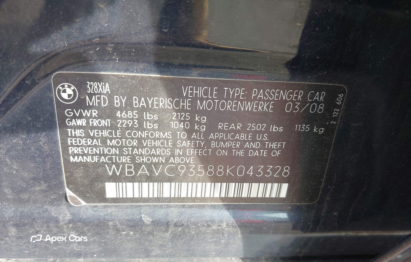 BMW Series 3 2008