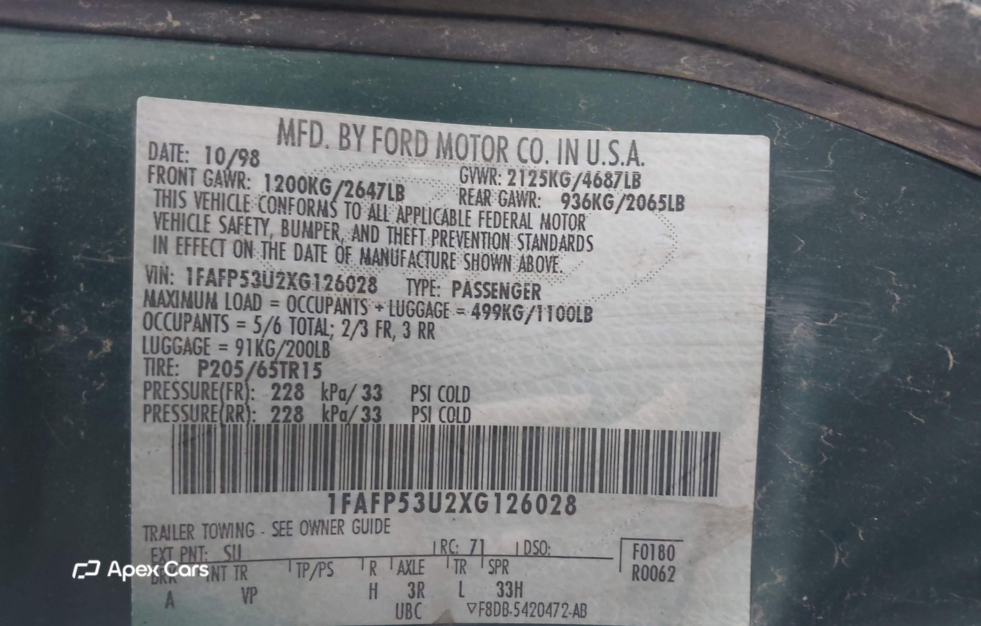 Ford Taurus 1999