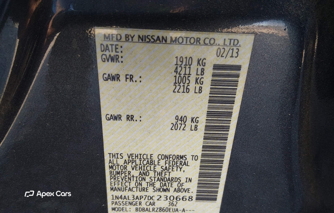 Nissan Altima 2013
