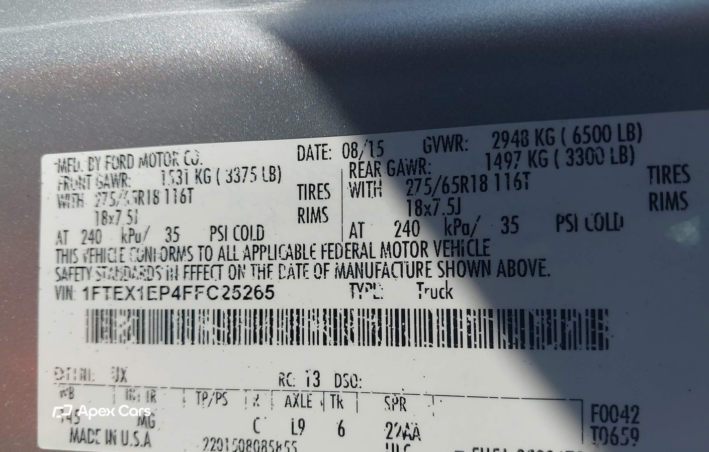 Ford F-150 2015