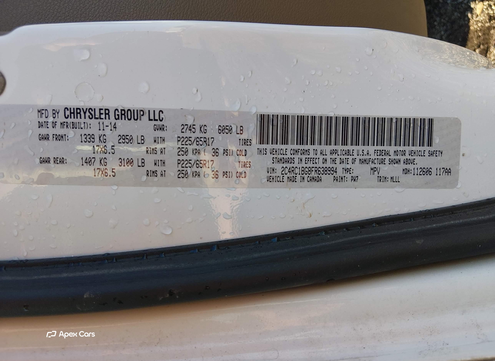 Chrysler Town & Country 2015