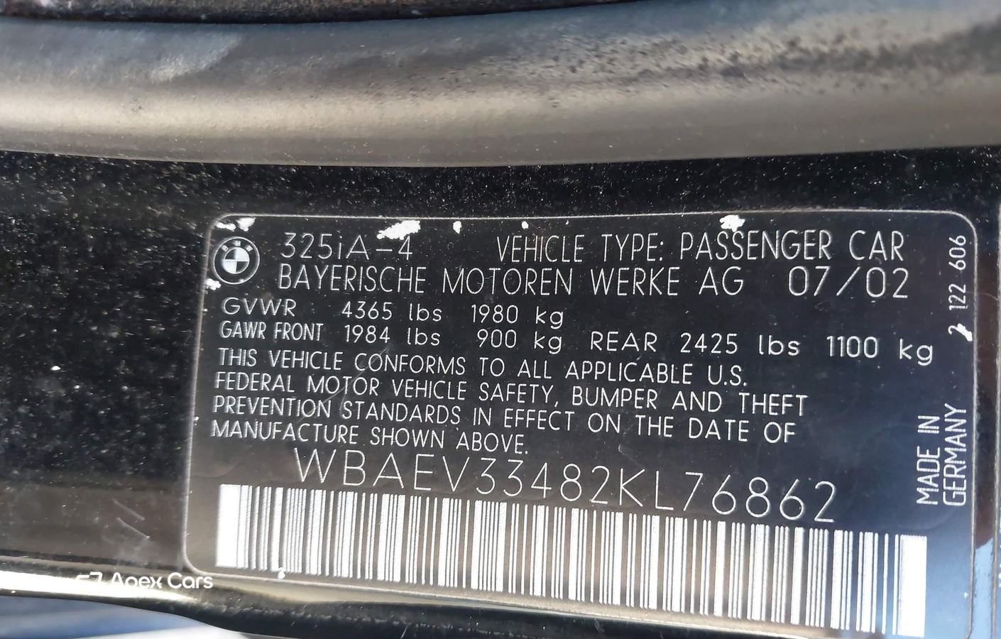 BMW Series 3 2002