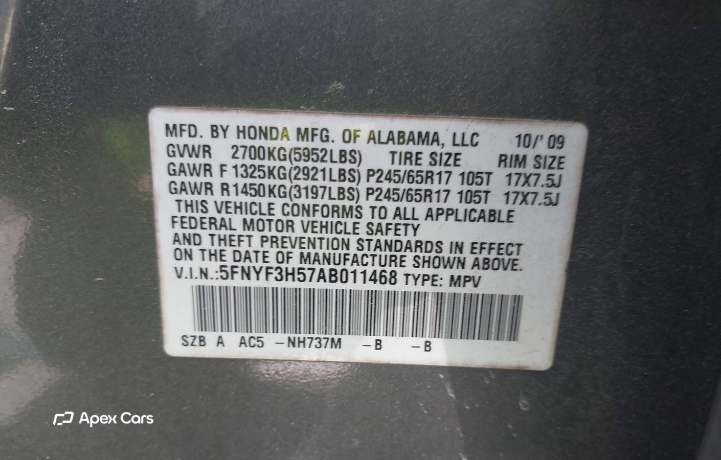 Honda Pilot 2010