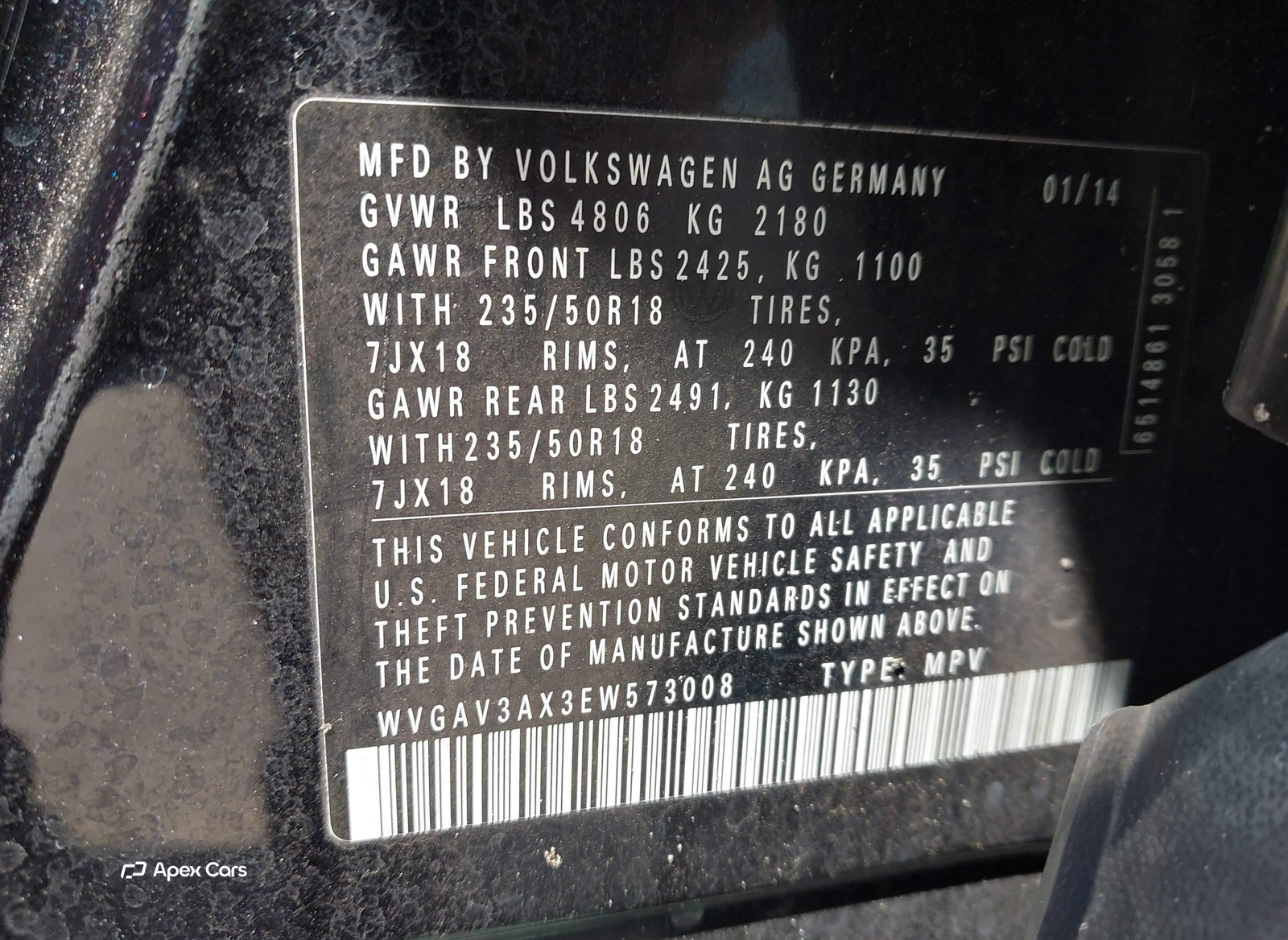 Volkswagen Tiguan 2014