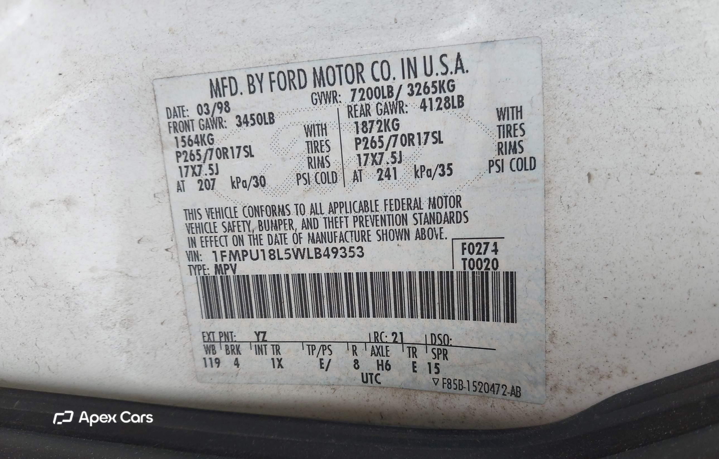Ford Expedition 1998