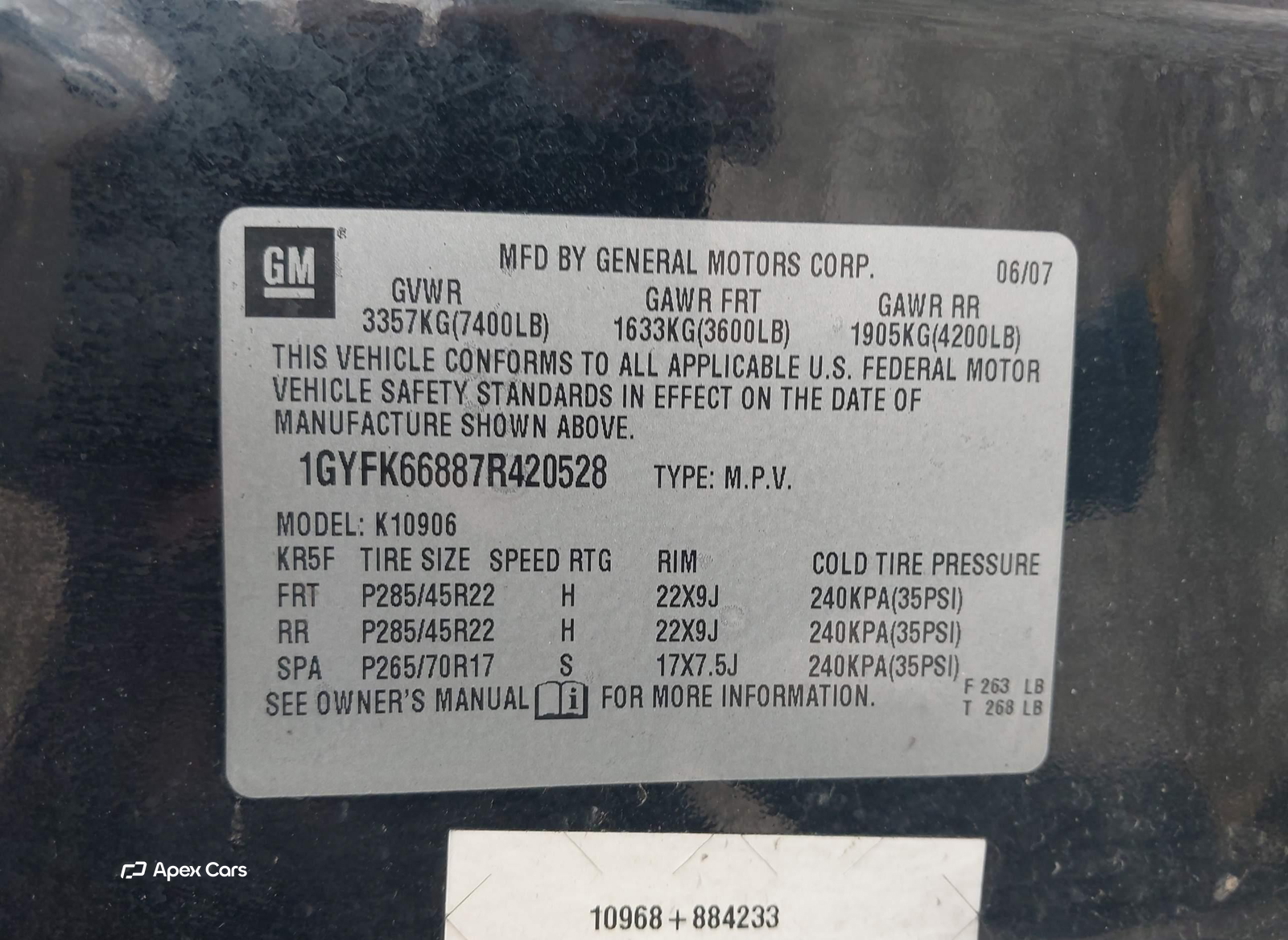 Cadillac Escalade 2007