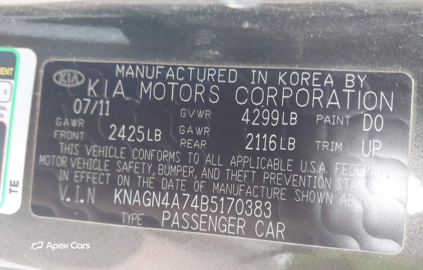 Kia Optima 2011