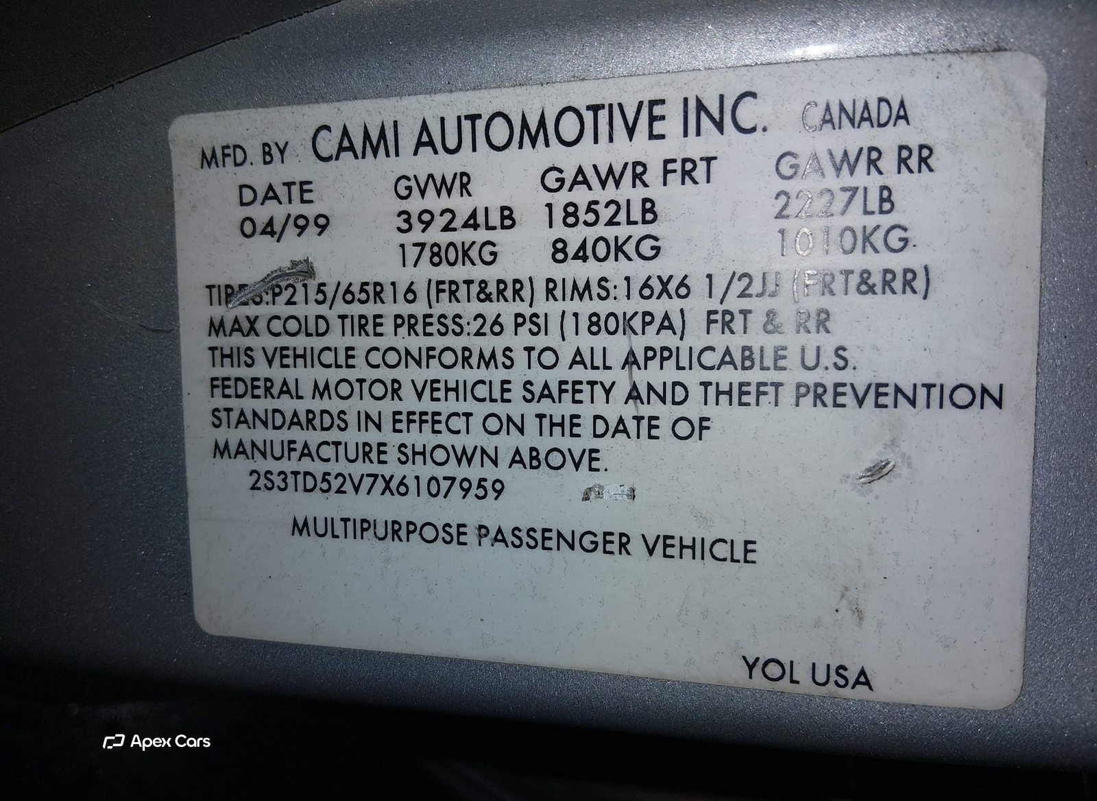 Suzuki Vitara 1999