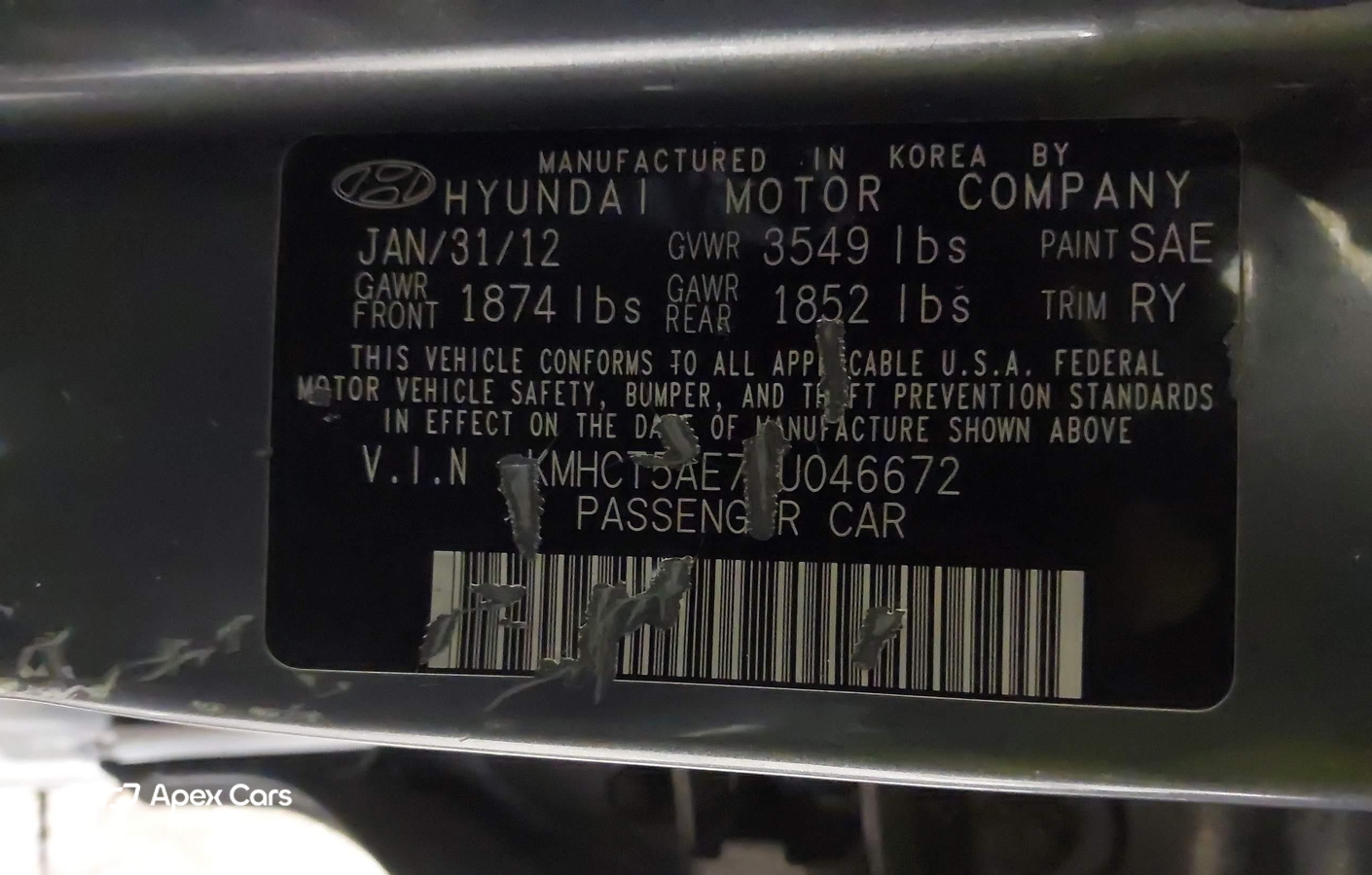 Hyundai Accent 2012