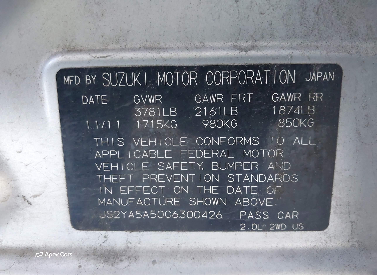 Suzuki SX4 2012