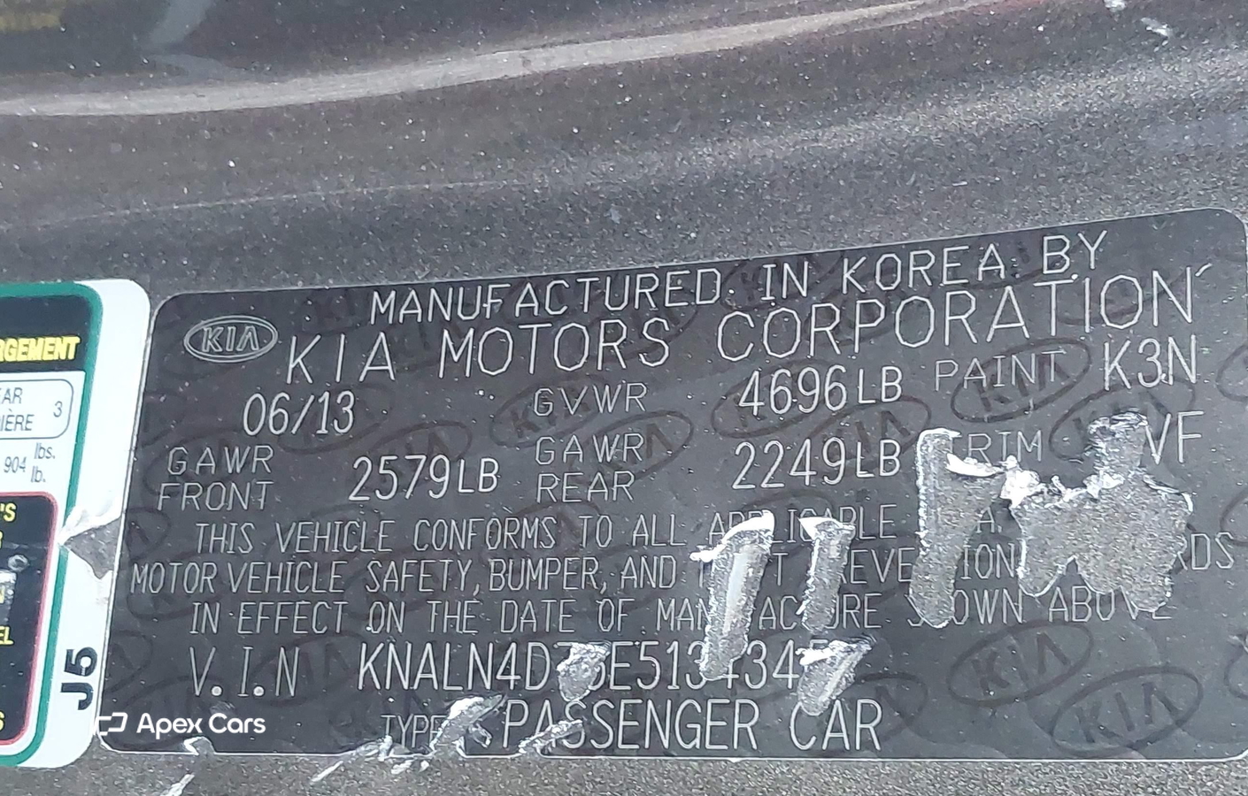 Kia Cadenza 2014