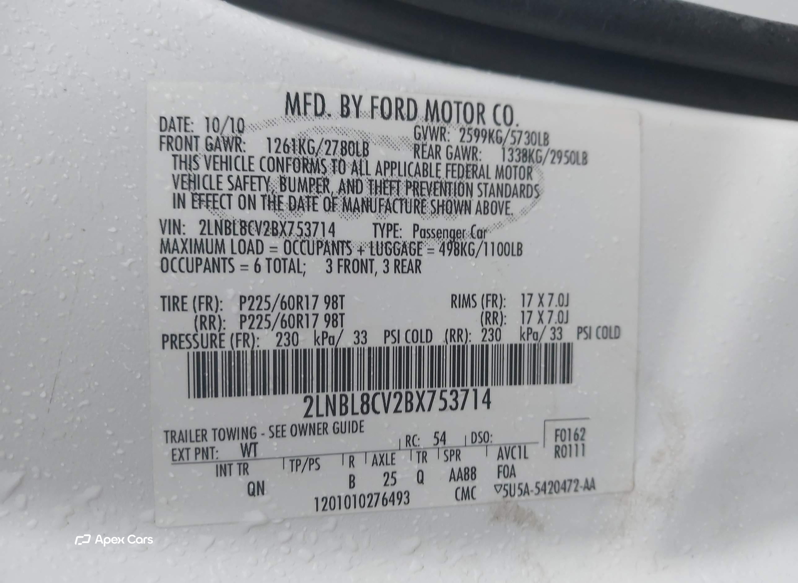 Lincoln Town Car 2011