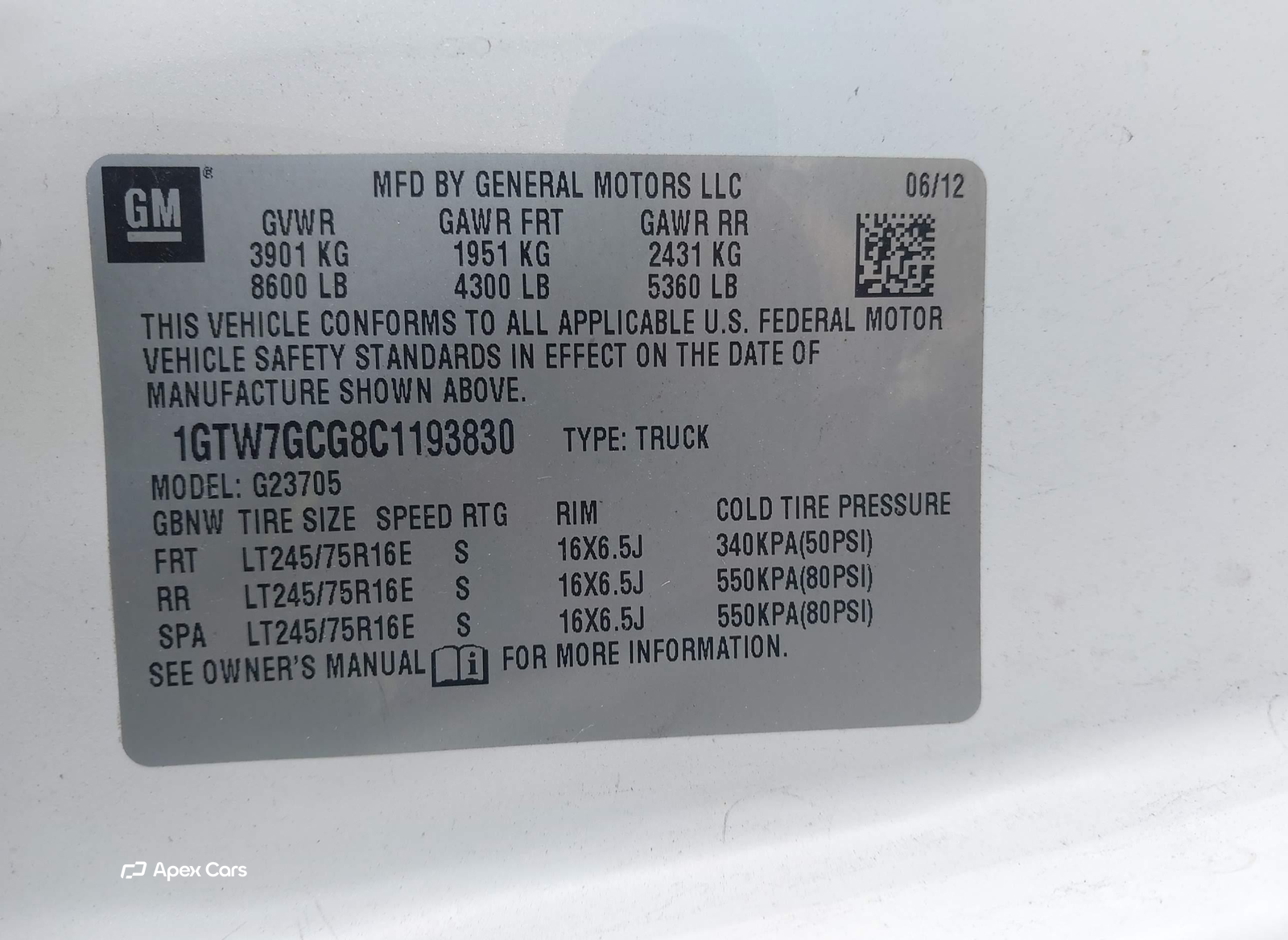 GMC Savana 2012