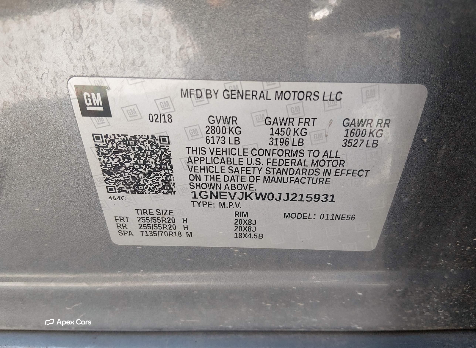 Chevrolet Traverse 2018