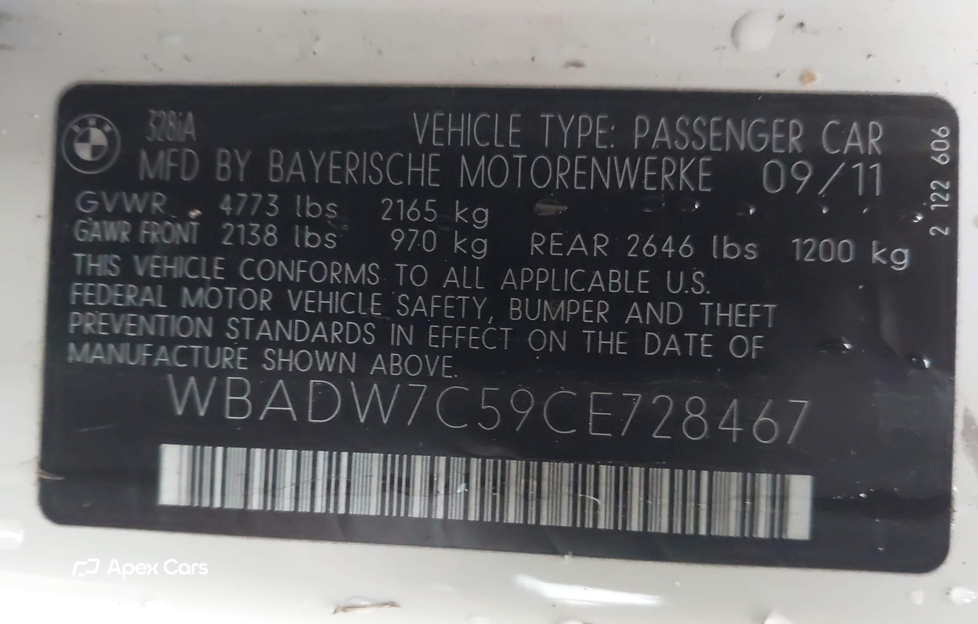 BMW Series 3 2012