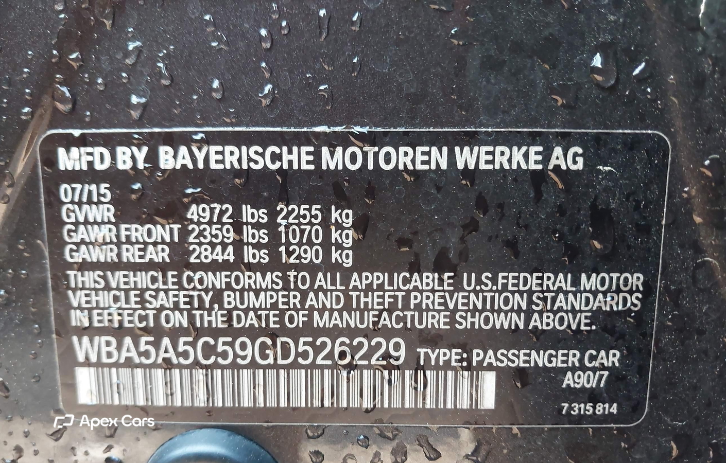 BMW Series 5 2016