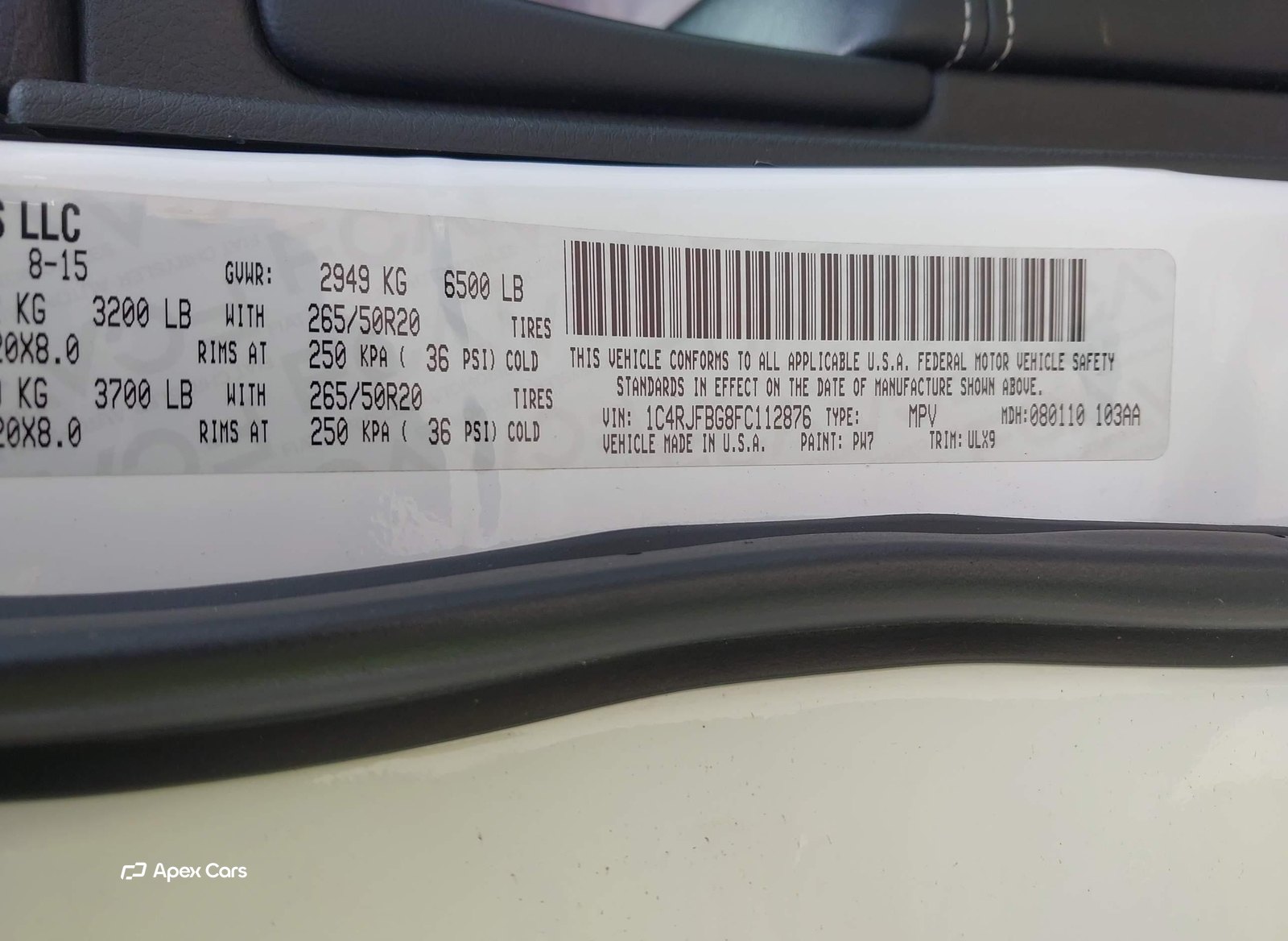 Jeep Grand Cherokee 2015