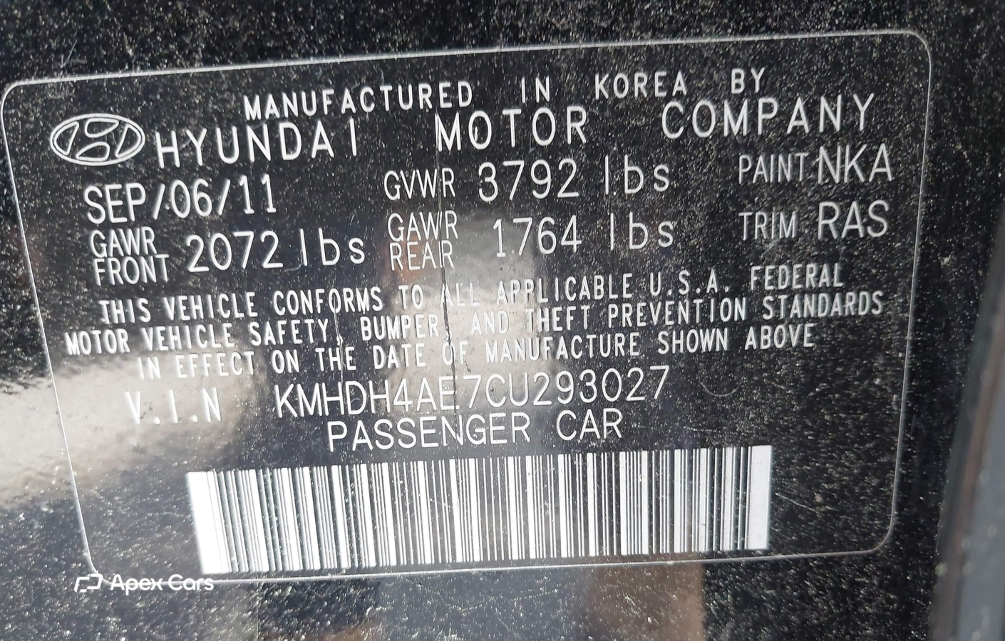 Hyundai Elantra 2012