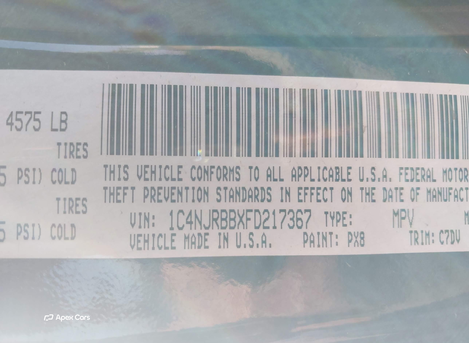Jeep Liberty (Patriot) 2015