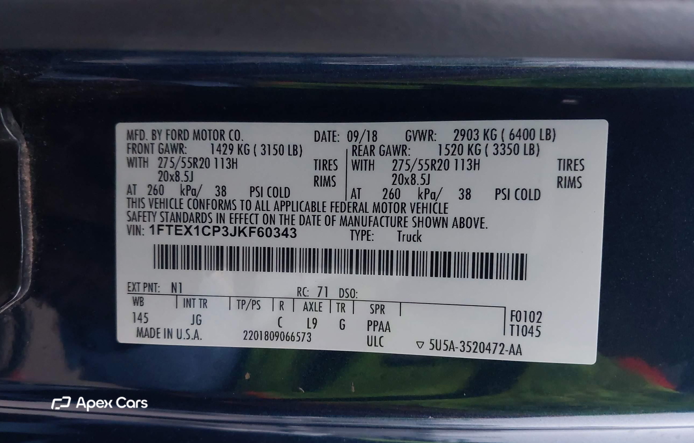 Ford F-150 2018