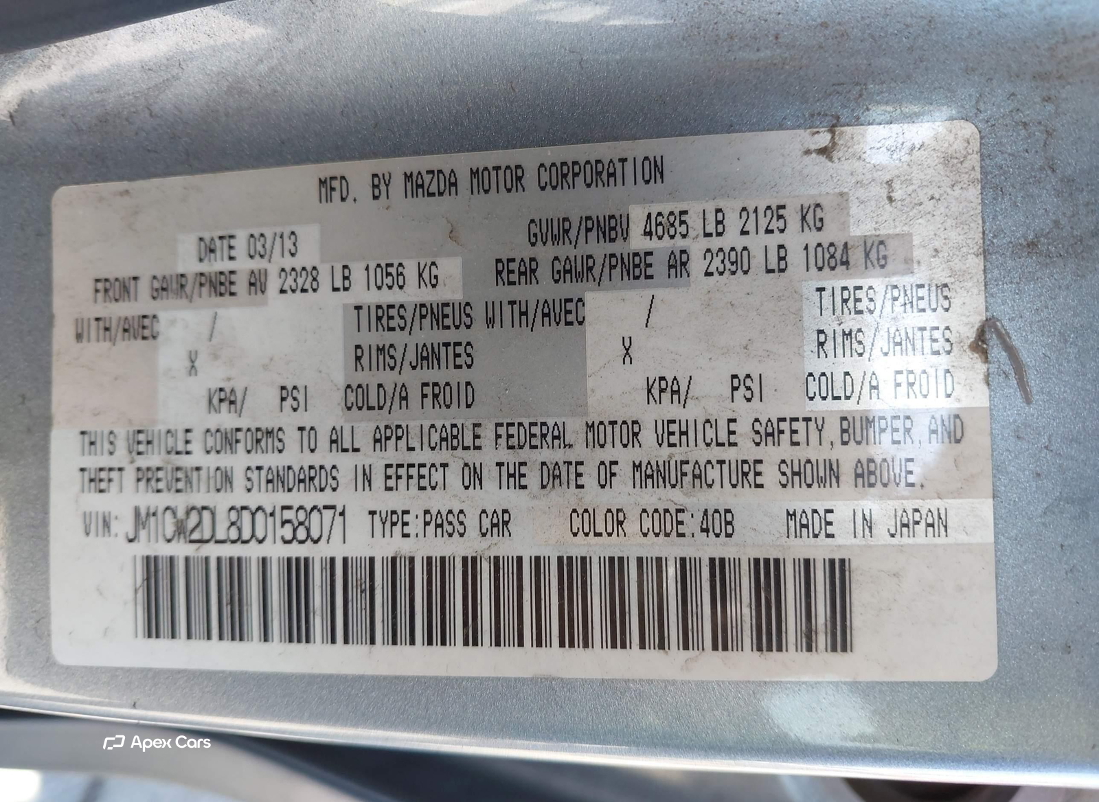 Mazda 5 2013
