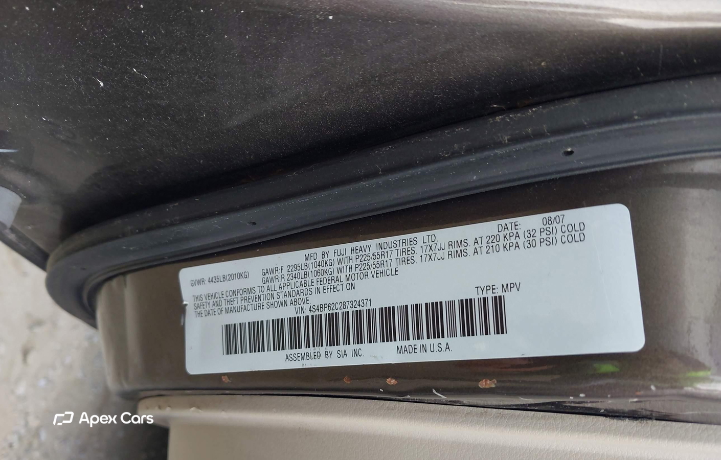Subaru Outback 2008