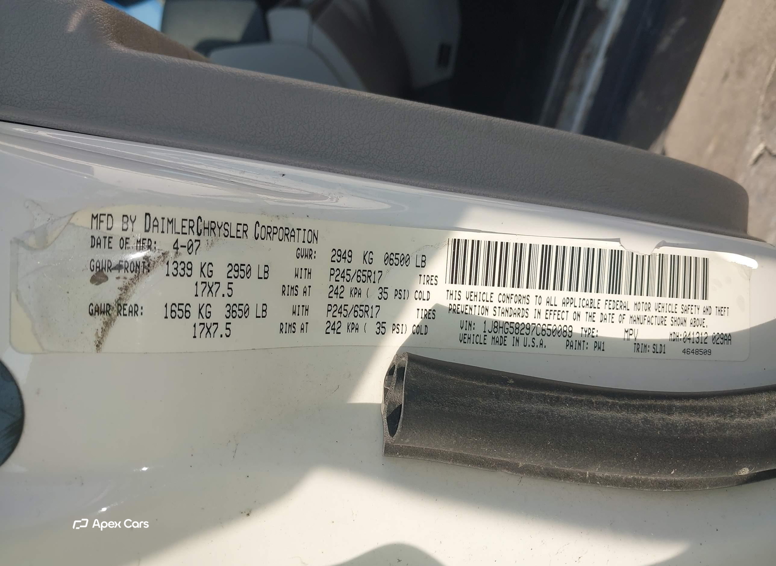 Jeep Commander 2007