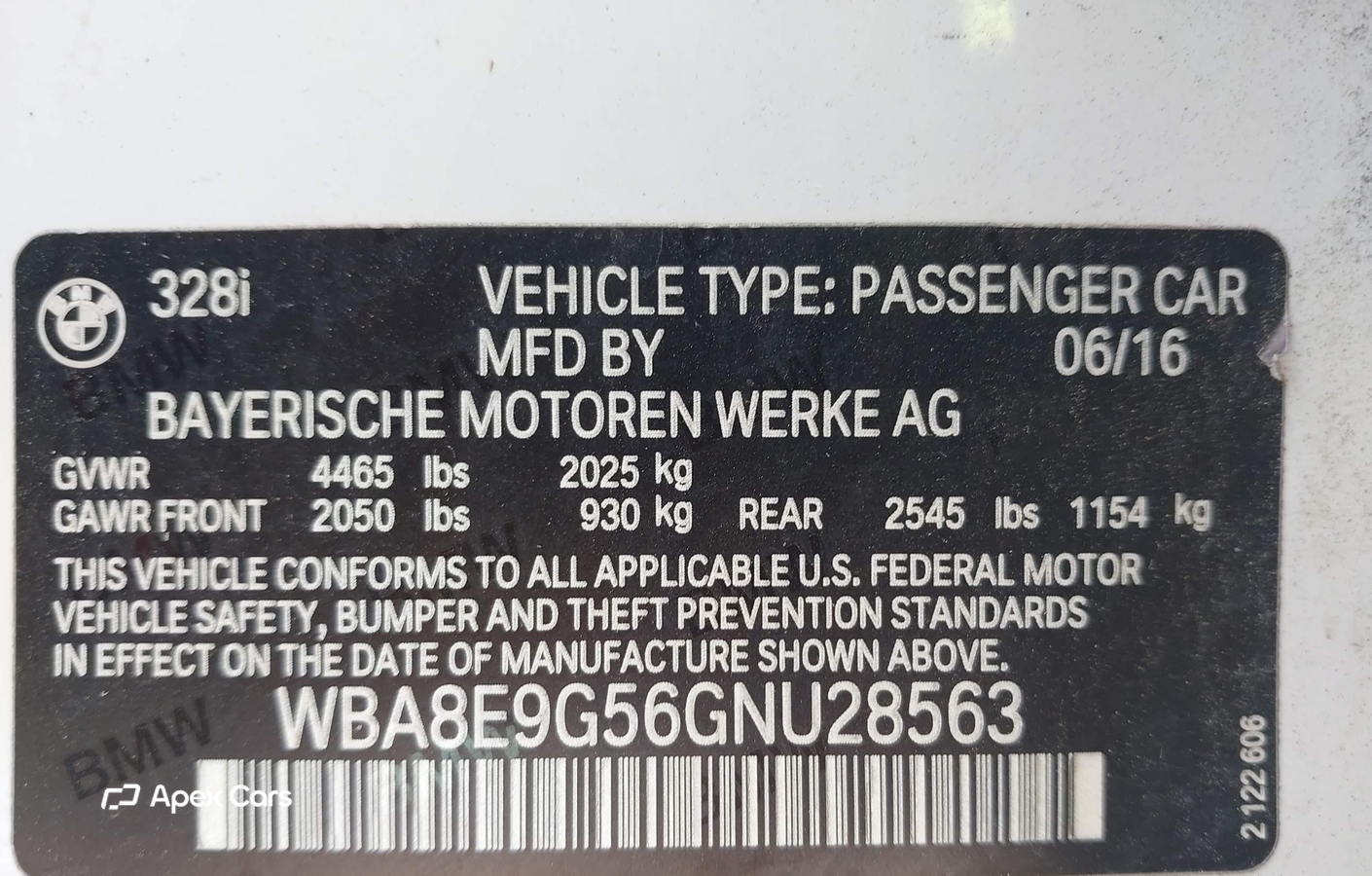 BMW Series 3 2016