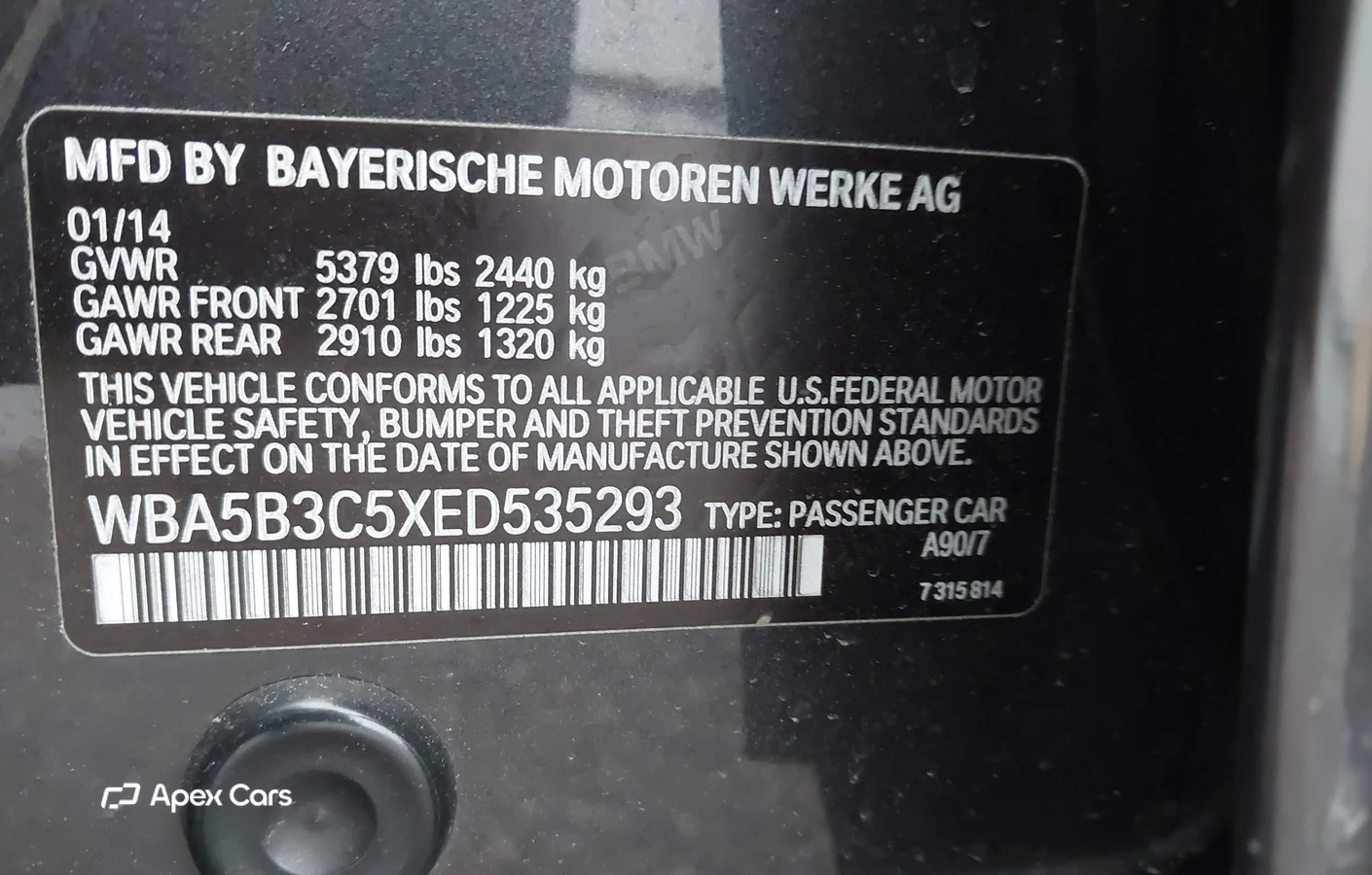 BMW Series 5 2014