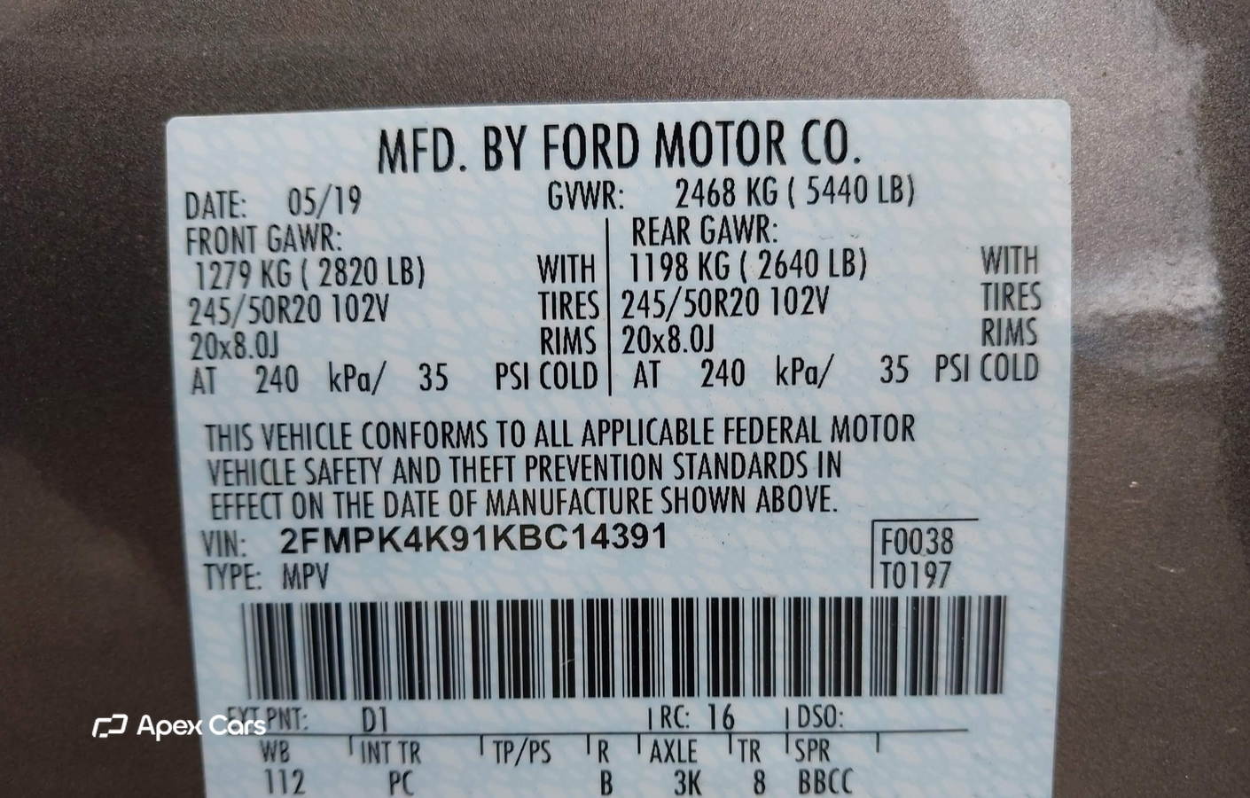Ford Edge 2019