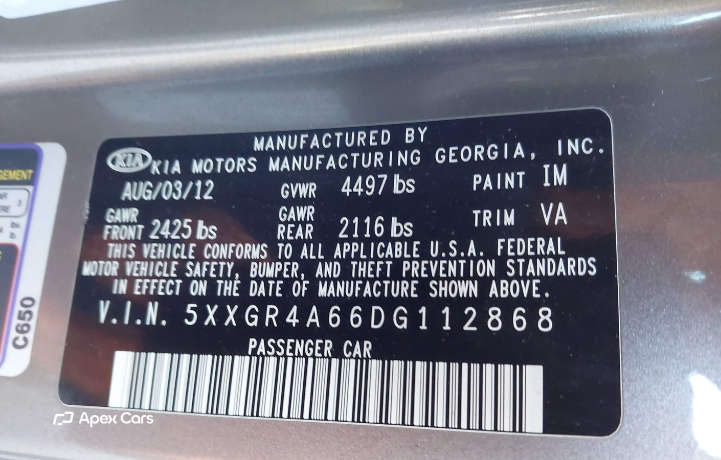 Kia Optima 2013