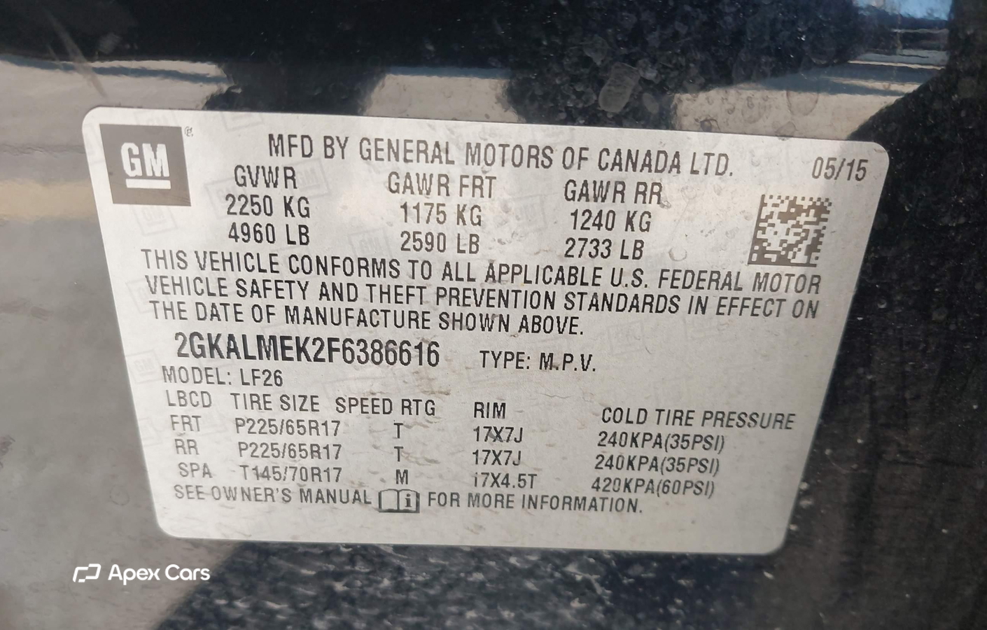 GMC Terrain 2015