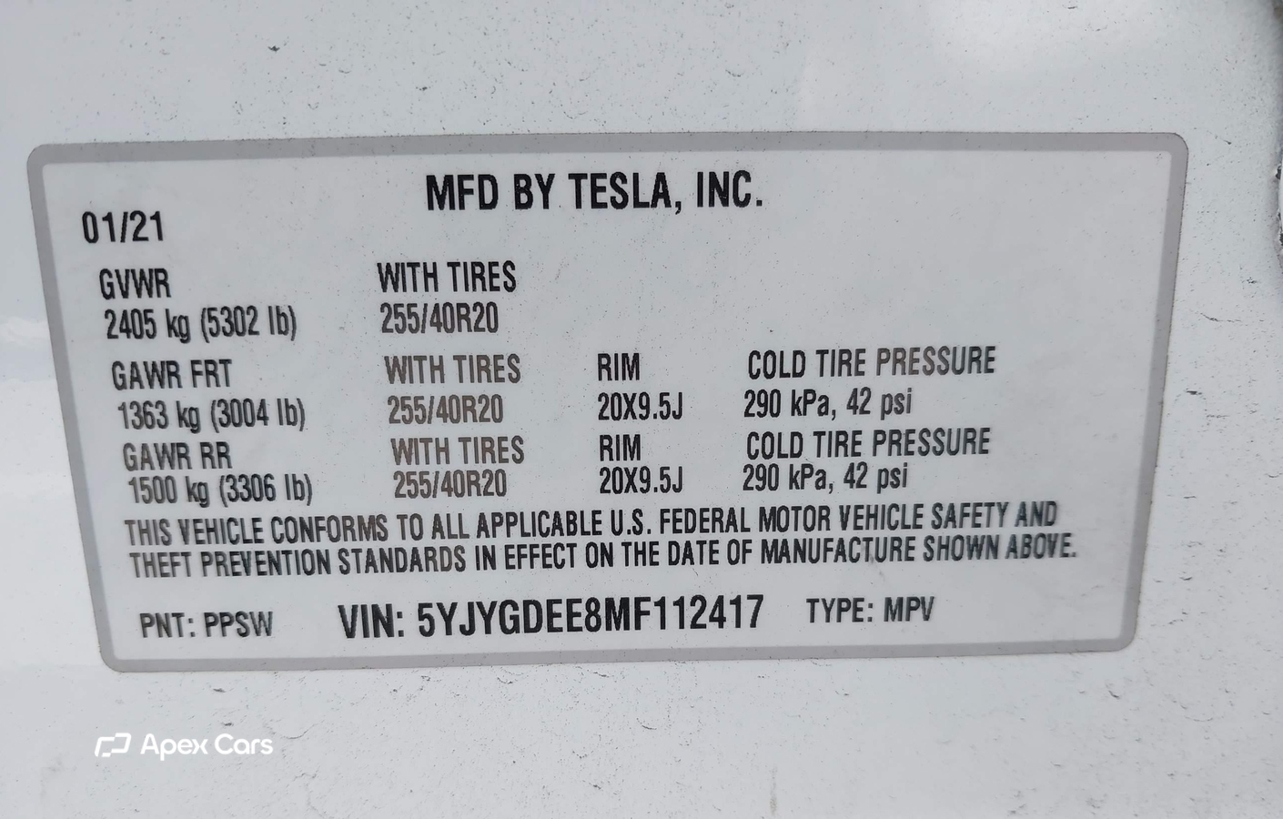 Tesla Model Y 2021